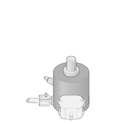 Gun section of an electronic beam micorscope